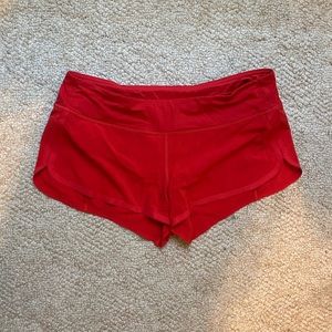 Red Lululemon Shorts - Size 8!